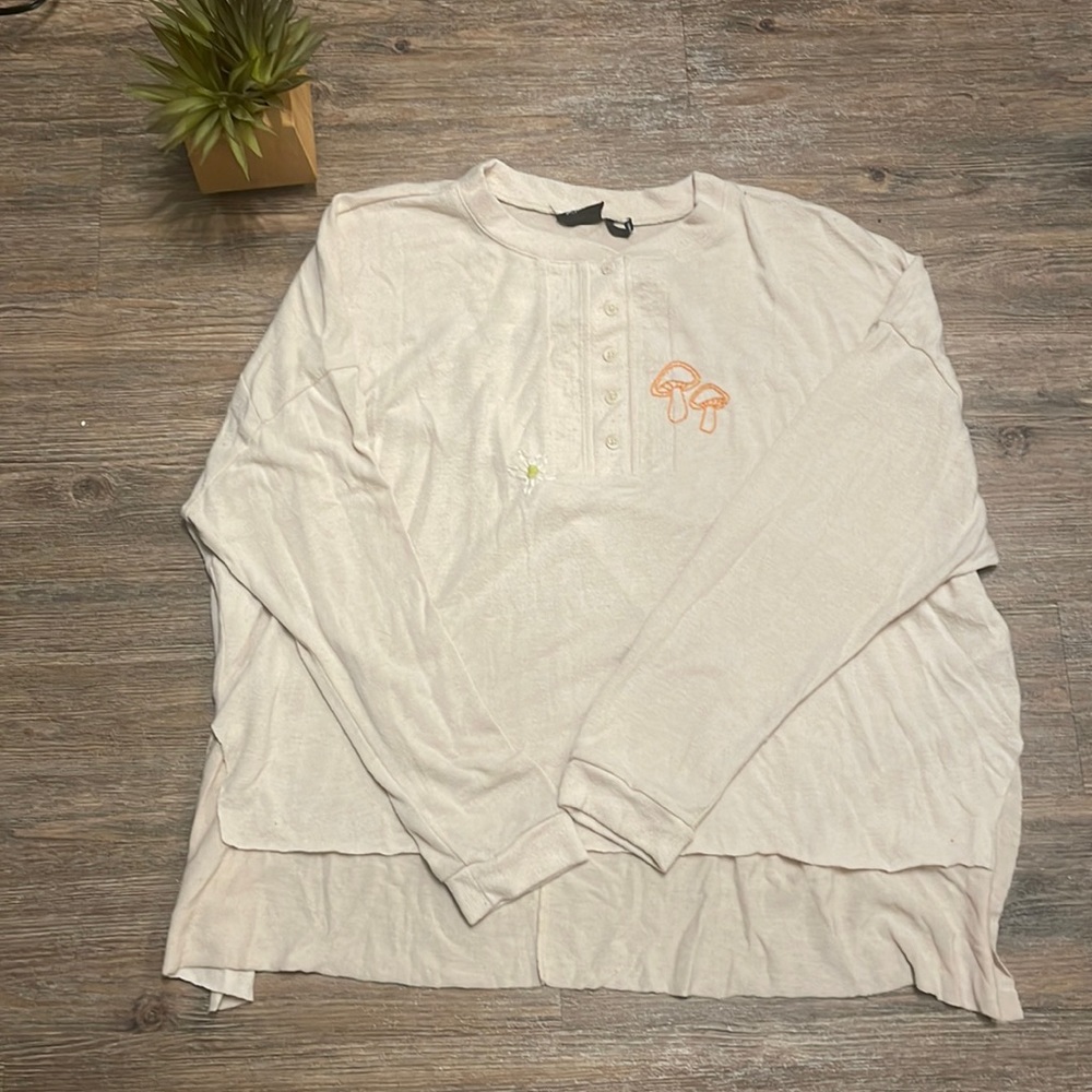 Urban outfitters mushroom Henley